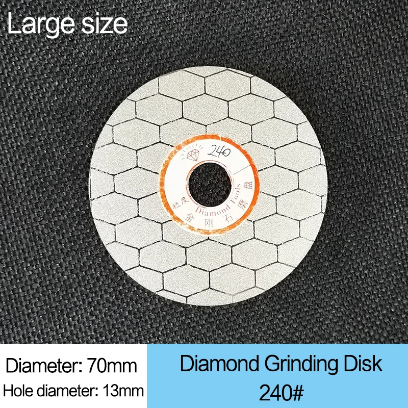 65/70mm diamantslipskivor diamantslipsten praktisk pålitlig slipskiva tillbehör roterande slipskiva verktyg: Gul