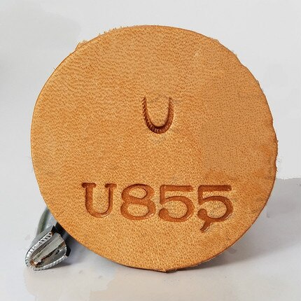 Høj metal læder prægning frimærker værktøj læderfabrik arbejdsredskaber gravering stempling værktøj håndværk sæt til tegnebog taske: U855
