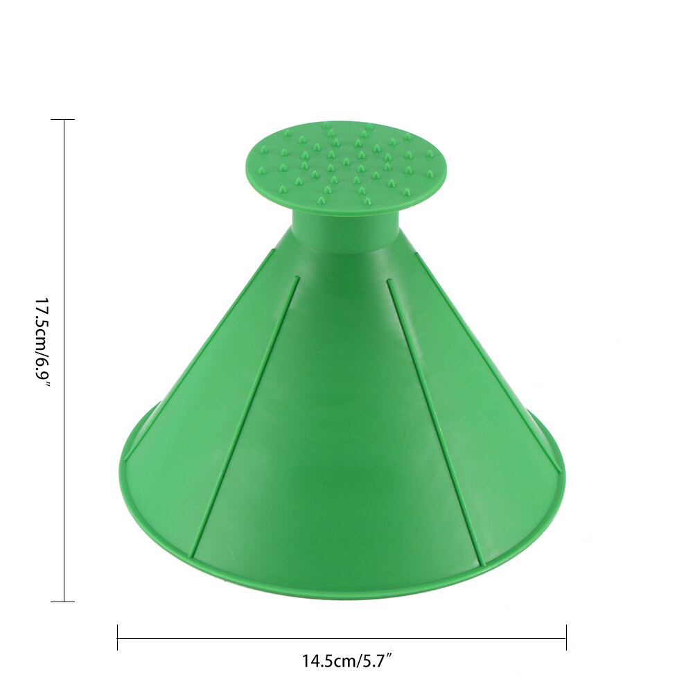 2pcs Plastic Snow Remover Magic Shovel Cone Shaped Outdoor Winter Car Tool Snow Windshield Funnel Ice Scraper