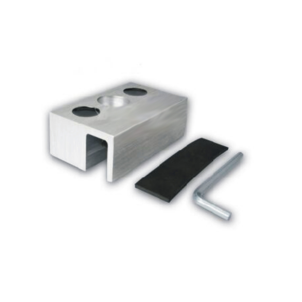 Aluminium Deuren Frameloze Glazen Deur Deuren Elektrisch Slot Deuren Lock Beugel Slot Tong Clip