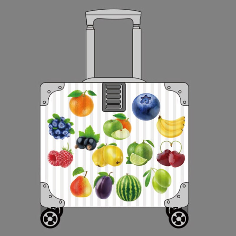 100 fruits, vegetables, green plants, doodle stickers, children's stickers, computer notebook stickers, cartoon stickers
