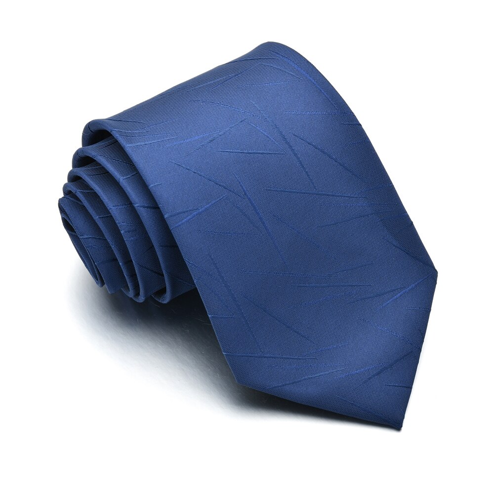 Klassiske mænd forretning formelle bryllup slips 8cm stribet hals slips skjorte kjole tilbehør: 2