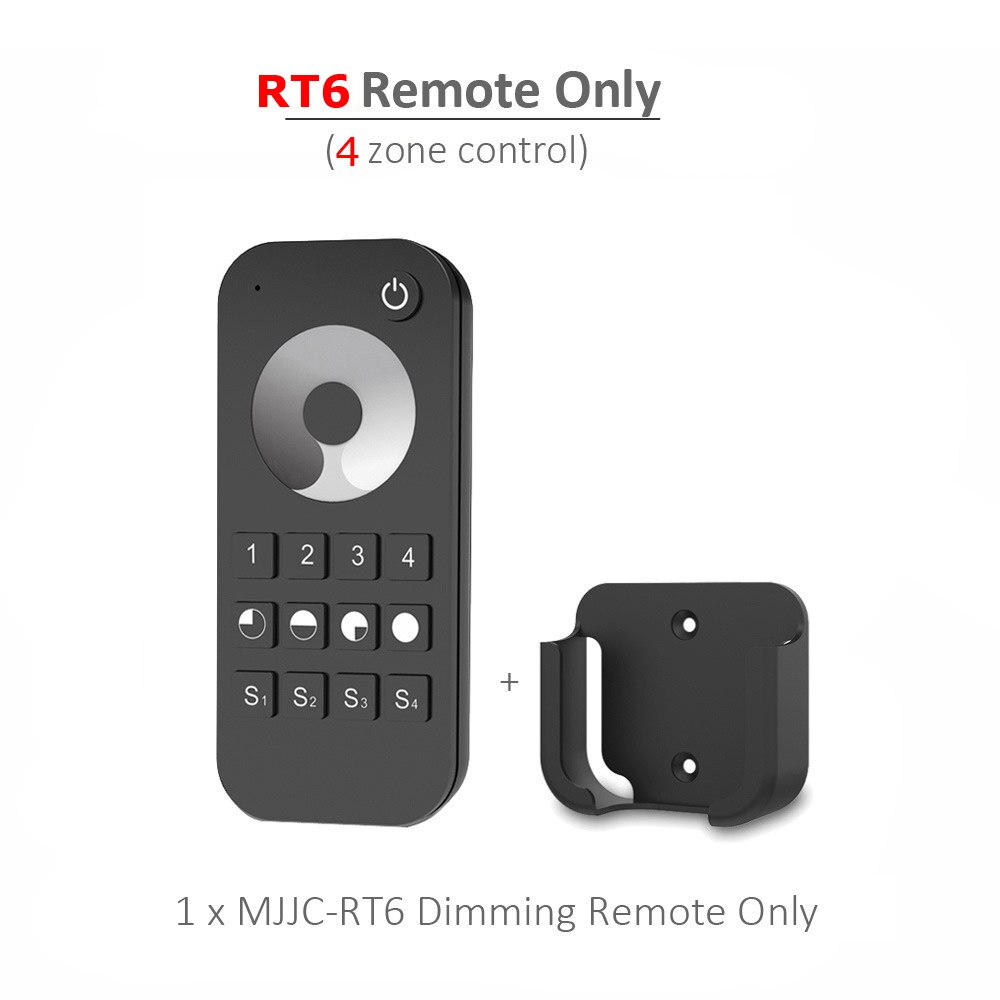 AC Triac LED Dimmer 220 V 230 V 110 V Drahtlose RF Dimmbare Knopf Schalter Mit 2,4G Fernbedienung für Einzelne Farbe LED-lampe Lampen: MJJC-RT6 nur