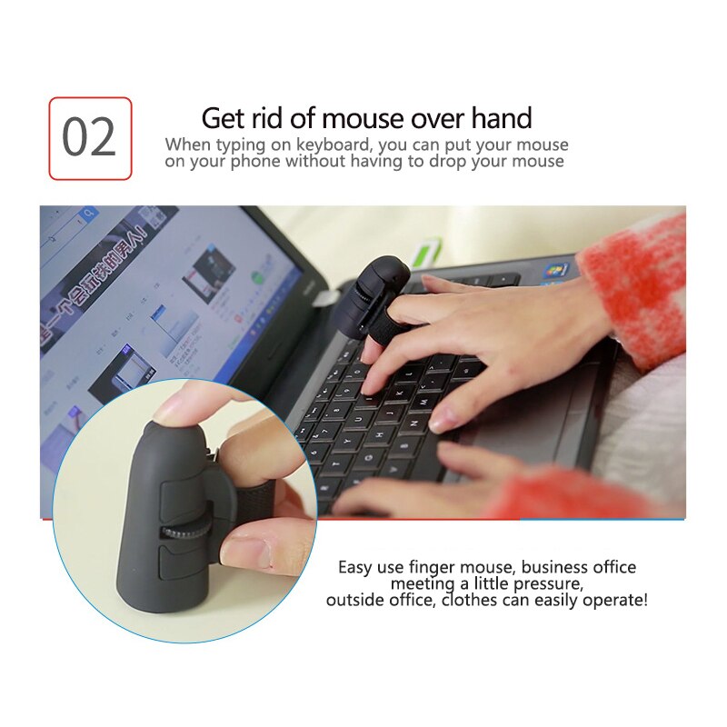 Magic 2.4G Ring Vinger Muis Plug En Play Draadloze Muis Mode Mini Muis Met Usb Ontvanger Ratón Мышь