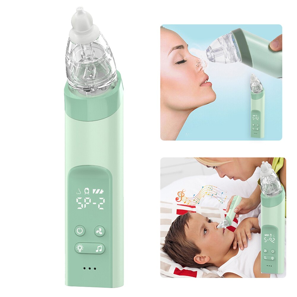 Kid Baby Nasal Aspirator Electric Nose Cleaner Baby Sucker Cleaner Sniffling Adult Blackhead Remover Equipment Safe Hygienic: B