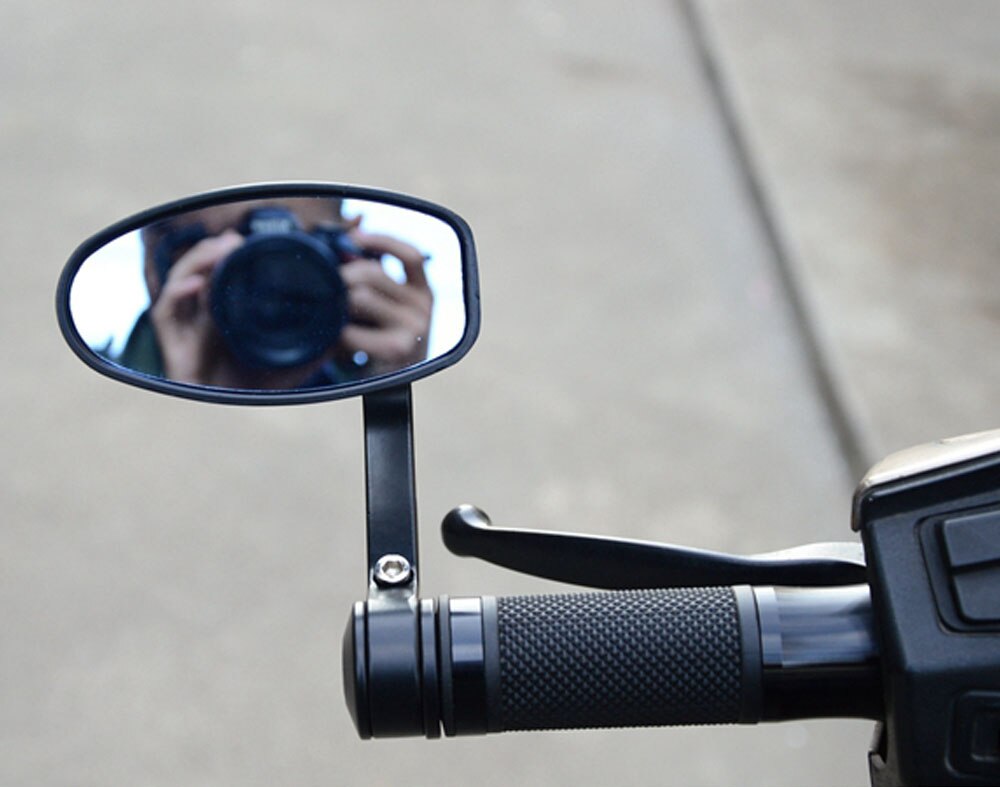 Universal Motorcycle Accessories Bar End Mirror Retro Motorbike Side Rearview Mirrors FOR hornet 600 ktm duke 390 cb600f hornet