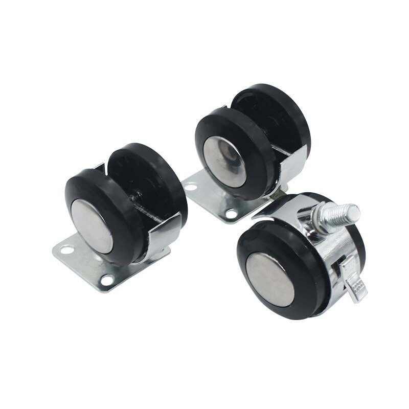 Tooth flat alloy universal Furniture movable Swivel Chair Caster furniture electrical wheel