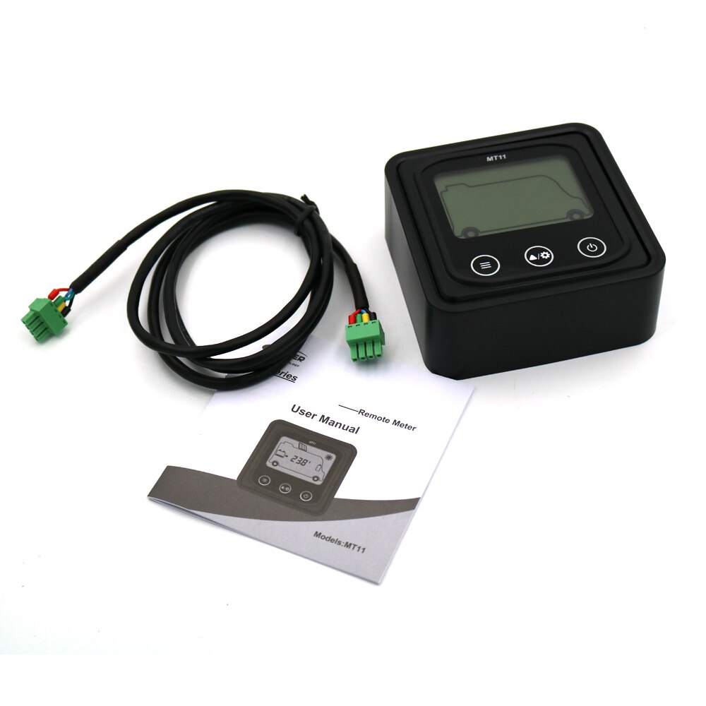MT11 Remote Meter Voor Epever Mppt Solar Charge Dual Batterij Controller Duo Racer MT-11 Monitoring Running Data Met Lcd-scherm