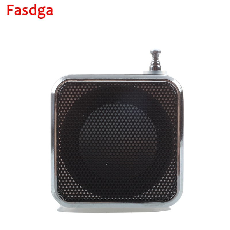 TD-V26 Draagbare Mini Speaker met Digitale en Micro SD/TF/USB/FM-Zwart