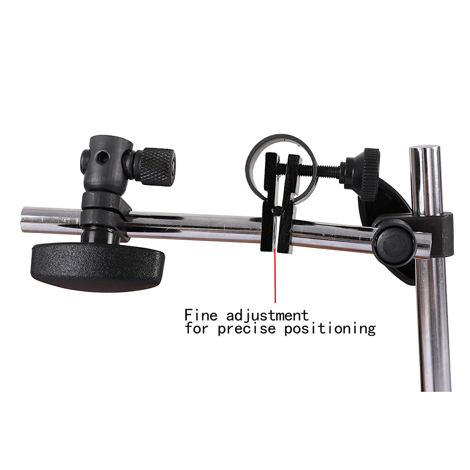 10mm 0.01mm metric Dial Indicator Magnetic Base Holder Fine Adjustable Long Arm 0-1&quot; Tester Gage Gauge 0.001&quot;