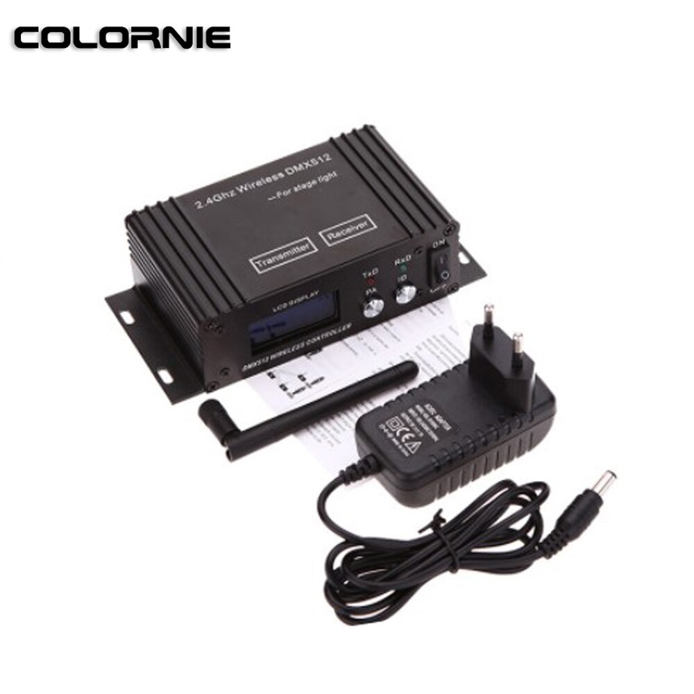 2.4 Ghz Dmx Draadloze Lange Afstand Dmx Controller Console Verlichting Wifi Dmx Controller Met Lcd-scherm Voor Podium Verlichting