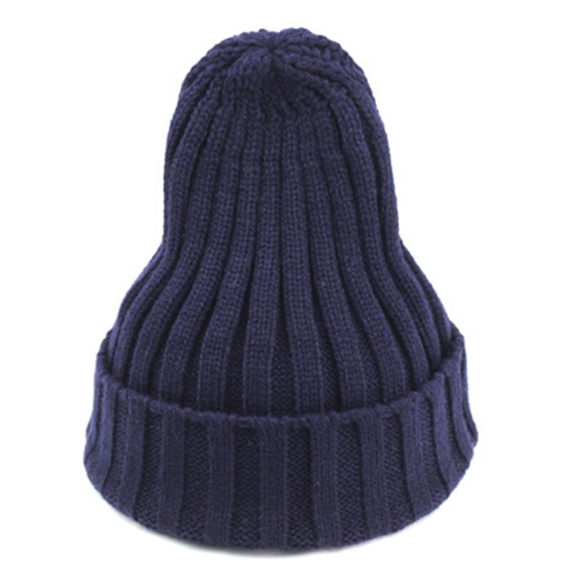 Unisex Winter Chunky Ribbed Knit Pointed Beanie Hat Neon Solid Candy Color Stretch Snow Ski Cuffed Skull Cap Ear Warmer: nb