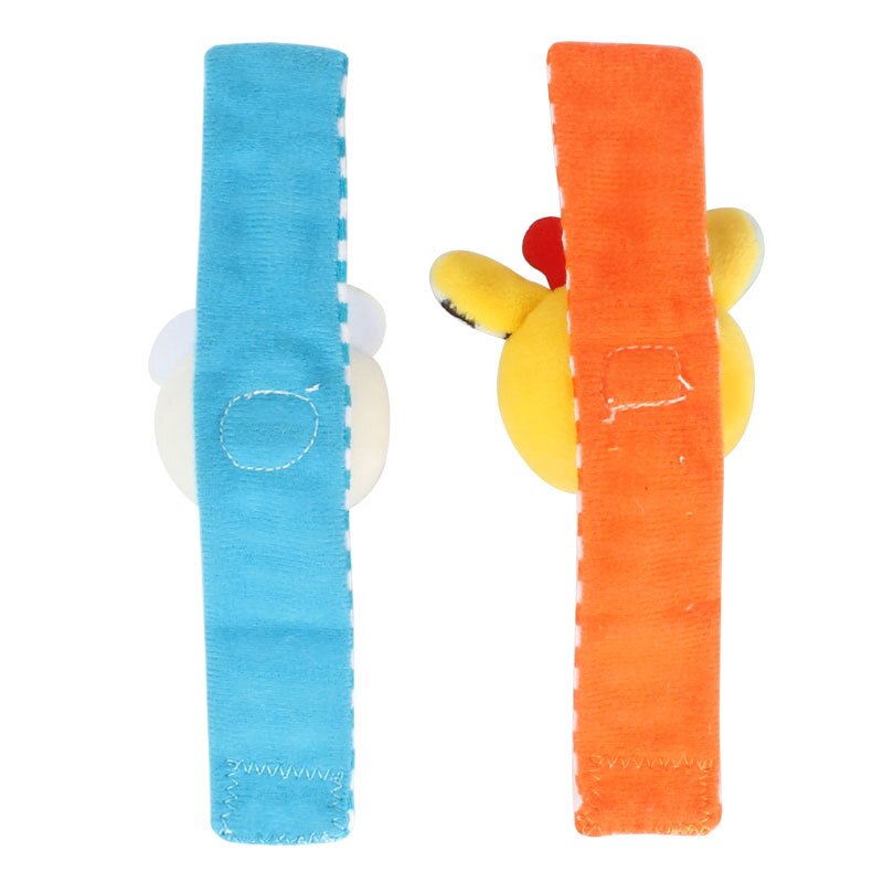 Ebene Baby Glocke Spielzeug Nette Plüsch Handgelenk Band Plüsch Spielzeug Tiere Spielen Gurt Baby Rasseln Hand Kleinkind Spielzeug Kind für 0 12 Monate