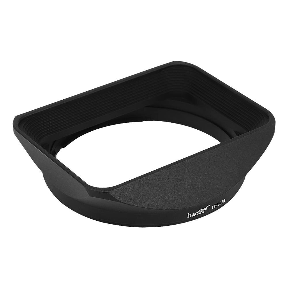 Haoge LH-S85B Bajonet Vierkante Metalen Zonnekap Shade Met Cap Voor Sony Fe 85Mm F1.8 SEL85F18 Lens