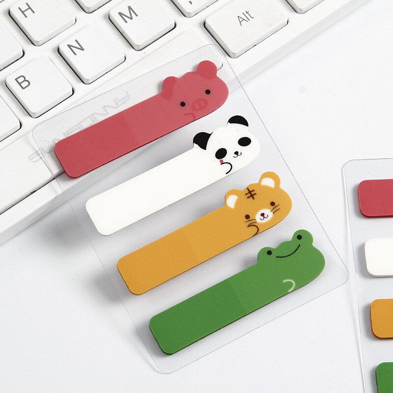 2 * 80 Pcs Small Animal Pet Post It Note Combination Set Self Adhesive Index Label Stickers School Office Supplies