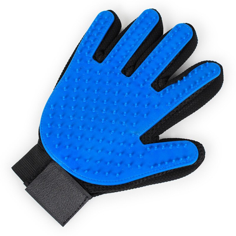 Guantes para Cepillar el pelo de mascotas para Cepillar el pelo para el cuidado de perros, masaje de gatos, peines de silicona, guante de depilación para perros para limpieza de mascotas