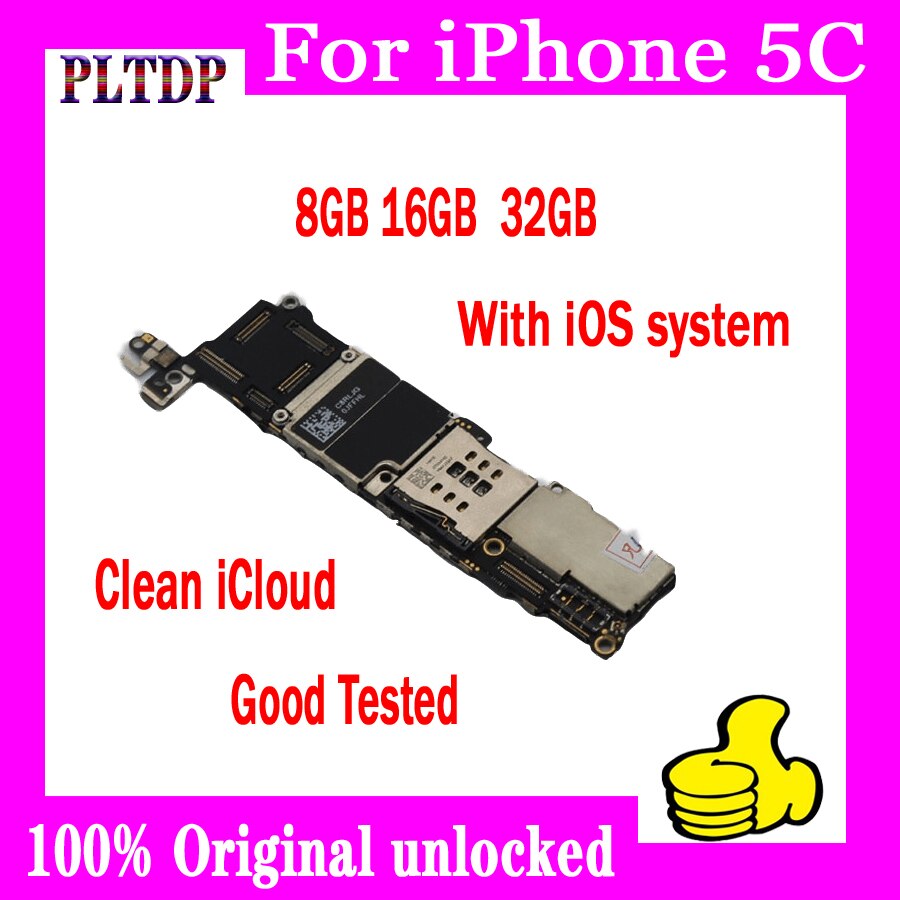 Motherboard for iphone 5 /5C / 5S / SE unlocked 8gb 16gb 32g 64GB logic board for iphone 5S withot touch id,with full chip