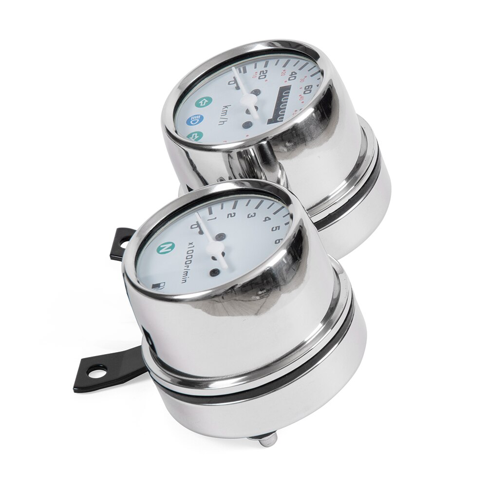 Nowy mechaniczny licznik kilometrów robić motocykla kawiarnia biegacz, uniwersalny retro, wysokiej jakości prędkościomierz i przyrząd robić pomiaru prędkości silnika