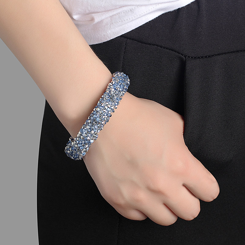 Janeyacy 10 Kleur Armband & Dames Armband Strass Armband Lady Charm Persoonlijkheid Pulsera mujer