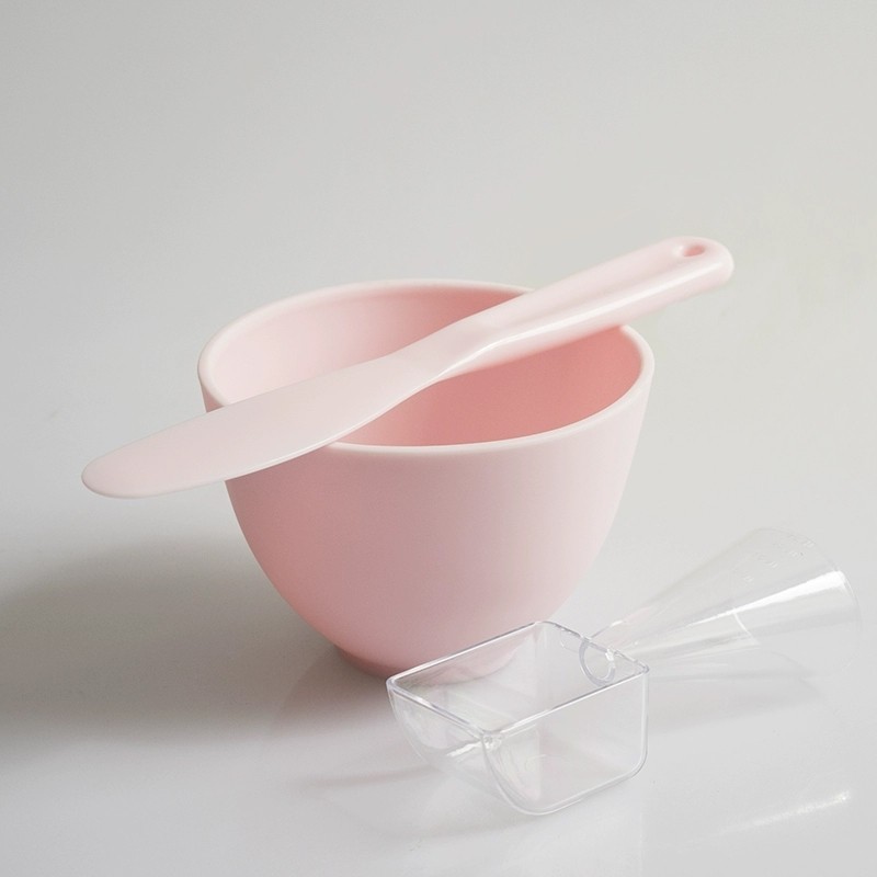 Gezichtsmasker Mengkom Set Gezichtsverzorging Gereedschap Kit Siliconen Masker Borstel Gezichtsapplicator Spatel Maatlepel Schoonheidsbenodigdheden: viooltje