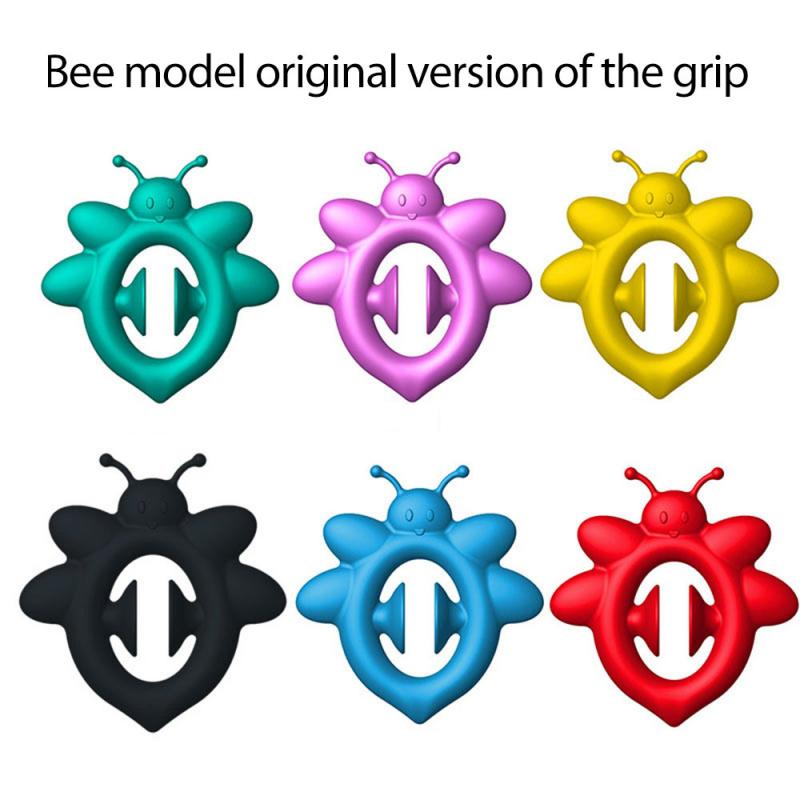Silicone Hand Grip Gripping Ring Finger Forearm Trainer Fidget Toy Carpal Expander Muscle Workout Exercise Gym Fitness Unzip Toy
