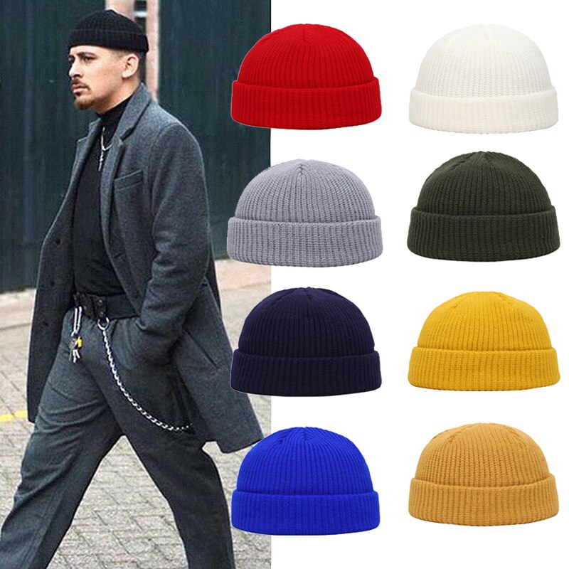 Los hombres mujer boinas calientes para el invierno sombrero pantalón corto Casual gorro de Hip Hop gorro para adultos mujer de punto de lana Beanie gorra elástico sombreros Unisex