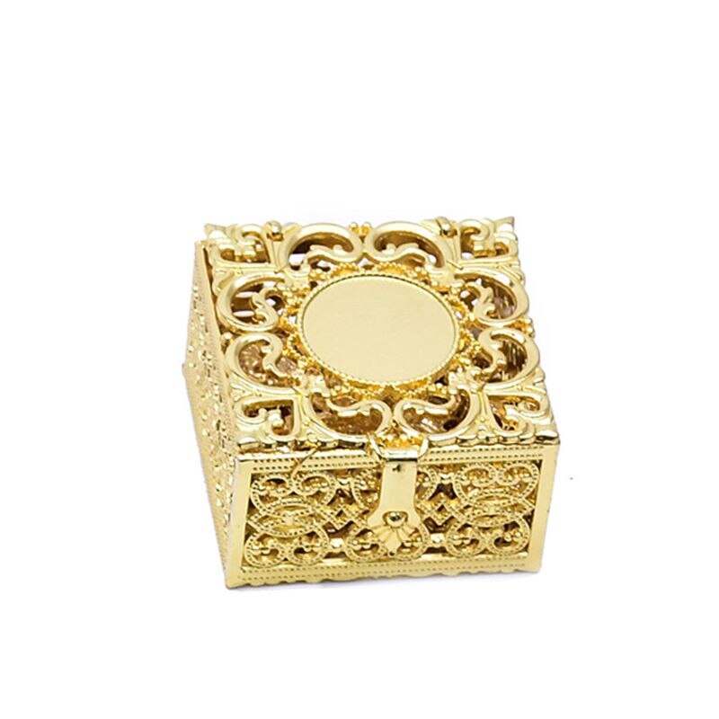 Rozenkrans Kralen Box Ketting Metalen Christian Katholieke Religieuze Sieraden Case Organizer: Donkergroen