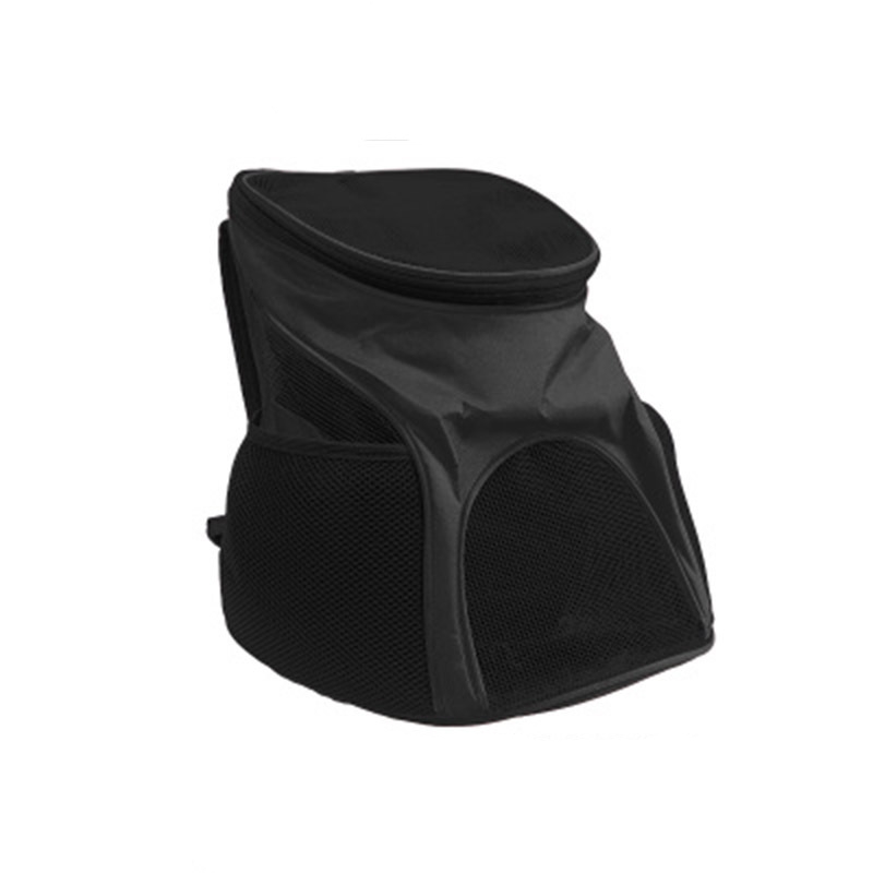 CUBY Hondendraagzak voor puppyhond, ademende draagdoek voor honden, veiligheidsvoorvak, huisdierdraagzak, handsfree mesh tas met verstelbare schouderriem voor buiten en reizen (L, grijs