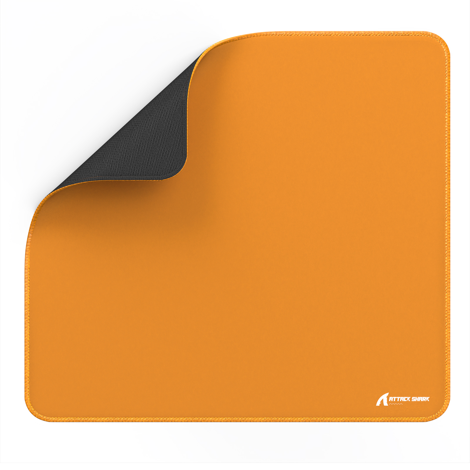 ATTACK SHARK CM02 grote eSport gaming-muismat, 450x400x4 MM, getextureerd glad oppervlak, antislip rubberen basis, micro-gebreide randen: orange