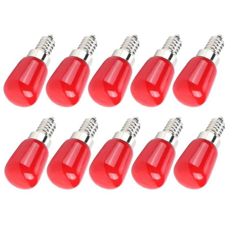 1.5W 110V E12 Candelabra Bulbs Red LED Candle Light Bulbs For Ceiling L MS