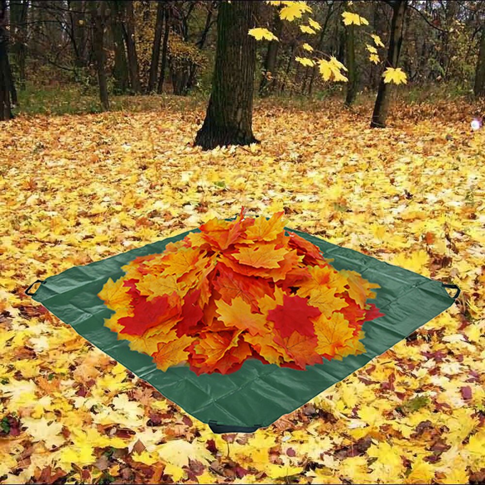 Leaf Lawn Garden Yard Waste Tarp Clean Up Garden Leaf Bag Clean-up Heavy Duty Reusable Bag Garden Tools Garden Deciduous Bag