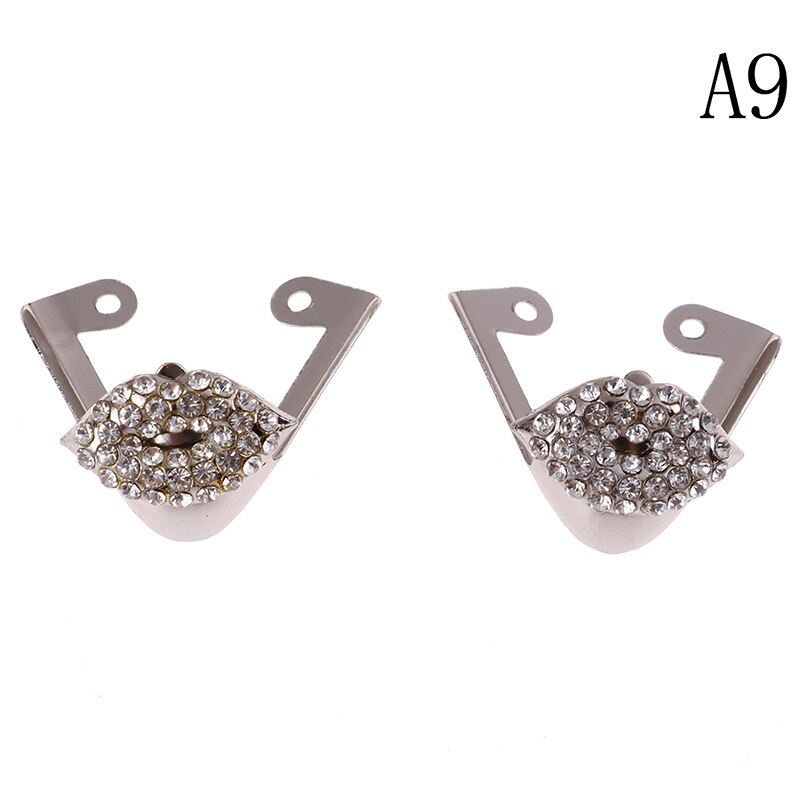 1 paar metalen schoenen, teenbescherming, hoge hakken, schoenreparatieaccessoires, schoendecoraties, 15 stijlen