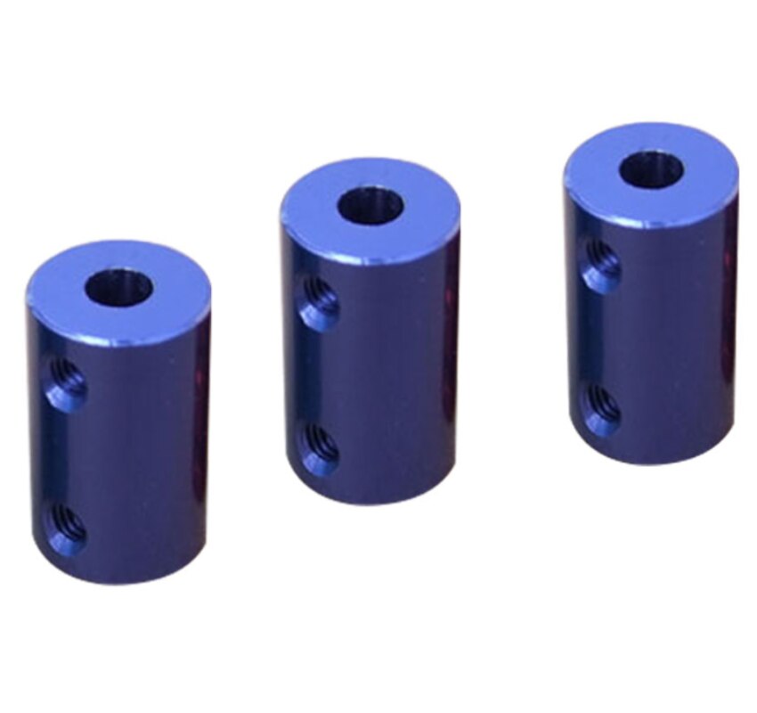 5pc D14L25 Blue Alloy Couple 5mm 8mm Drive Shaft Coupling Pull Coupler Rc Boat Transmission Diy Parts Stepper Motor Accessories
