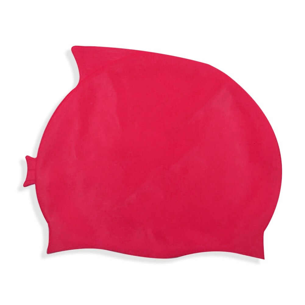 Pure Silicone Ear Protection Swimming Cap Children's Swimming Pool Cap Swimming Cap: RT
