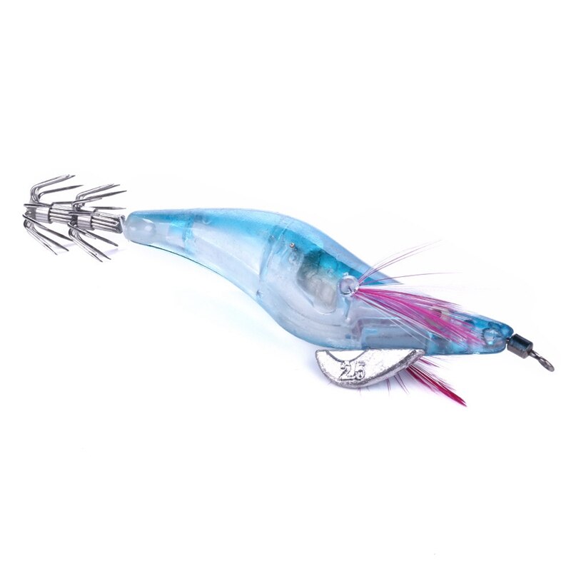 Luminous Lures 6 Colors Led Electronic Fishing Shrimp Bait Lure Simulation Glow Prawn Lures Squid Bass Jig Lures Tackle