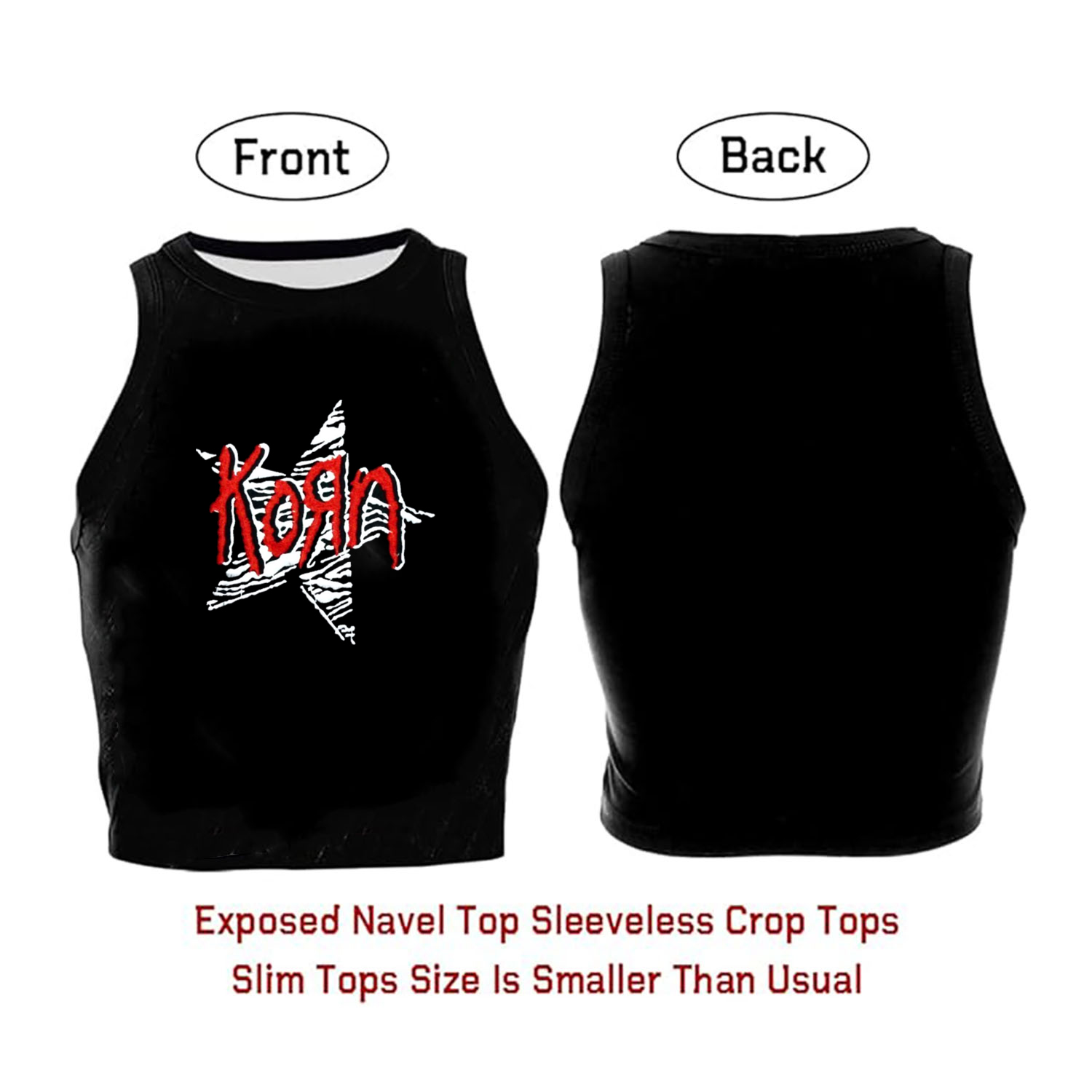 Korn punk rock tryck kläder beskurna toppar kvinnor estetisk svart streetwear kort linne grafisk gotisk väst