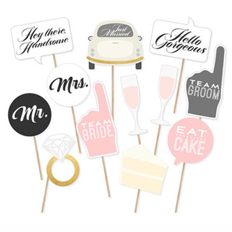 Wedding Photo Booth Props Bride To Be Funny Photobooth Props Wedding Photo Decor Just Married Photo Frame Baby shower Decor