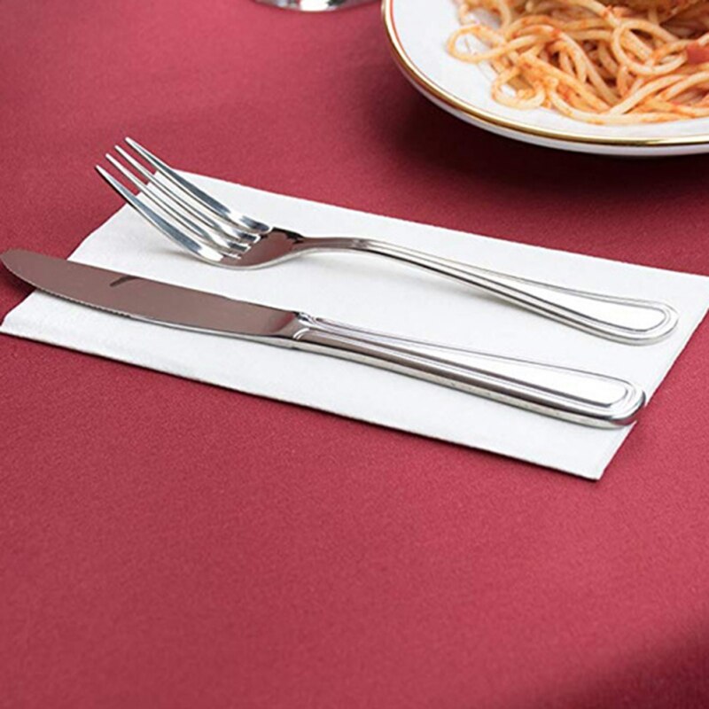 Papieren handdoek wegwerp stofvrij papieren servet zakdoek papieren doek luxe bar nachtclub enkele laag verdikking 30 * 431