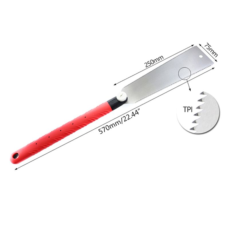 Hand Saw SK5 Japanese Saw 3-edge Teeth 65 HRC Wood Cutter For Tenon Wood Bamboo Plastic Cutting Woodworking Tools