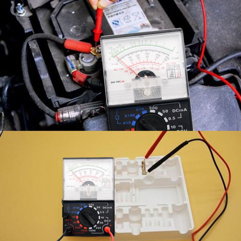 YX 1000A Analogue Multimeter Voltimeter Electrical Analog Tester Meter AC DC