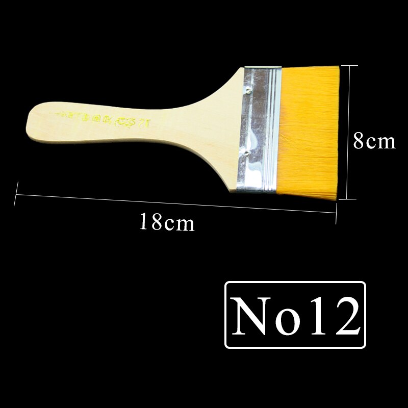 1 pcs Big Bristle Brush, Brush Gold Leaf, Paint Oil Painting Acrylic Painting Brush,Artist Drawing Art Supplies Painting Brushes