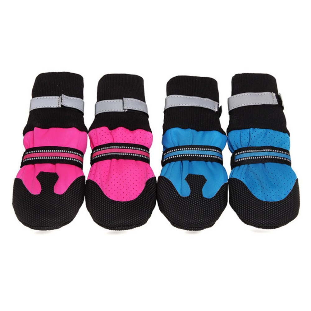 4 Stk/set Huisdier Waterdichte Regen Schoenen Voor Medium Grote Honden Poot Protectors Warme Regen Laarzen
