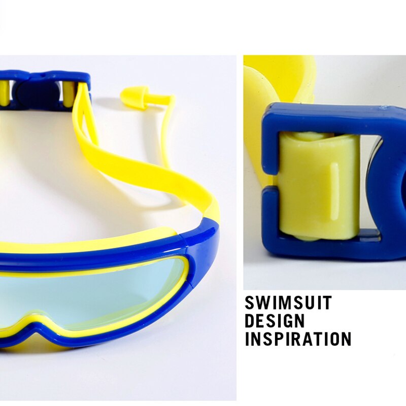 Anti-tåge svømmebriller svømning pool svømme sport vandbriller briller med ørepropper til mænd kvinder drenge piger