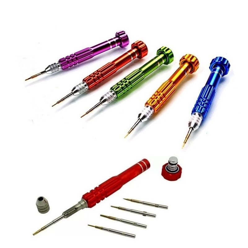 5 in 1 Universal Smart Phone Repair Open Tools Kit Mobile Phone Accessories DIY Tools Disassemble Precision Screwdrivers EEMIA