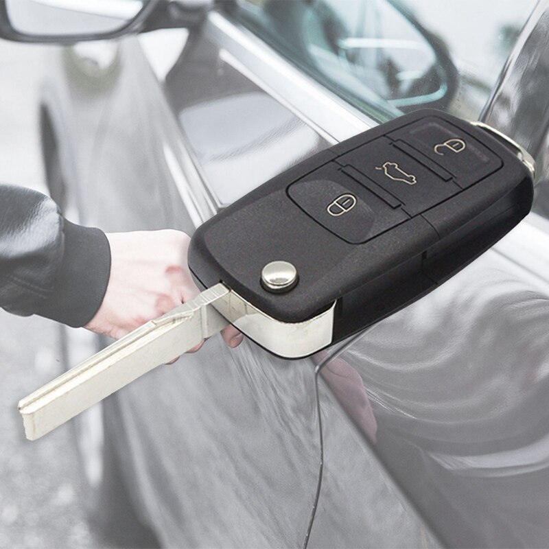 For SKODA Citigo Octavia Roomster Superb Rabid Flip Remote Key Case NO Blade 3 Buttons Replacement Key Shell
