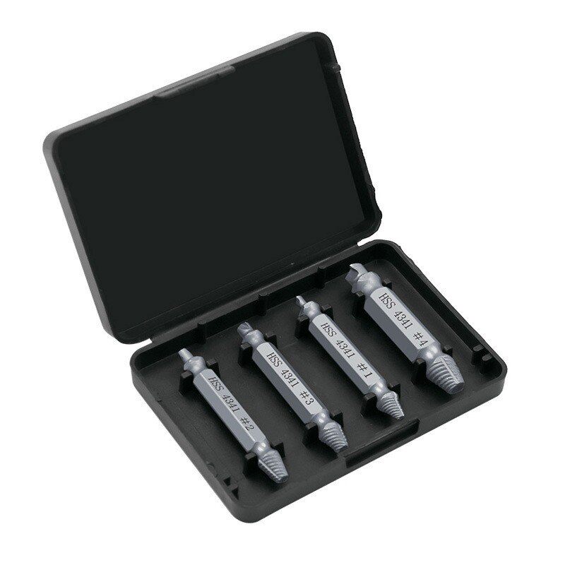 4/5/6 PCS Damaged Screw Extractor Drill Bit Set Stripped Broken Screw Bolt Remover Extractor Easily Take Out Demolition Tools