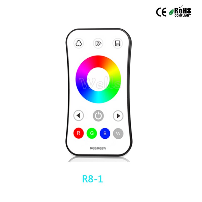 VP 2.4G wireless RGBW/RGB/CCT/Dimming 4CH DC12-24V 12A 4 in 1 Smart led strip light controller R8-1 RGB/RGBW remote