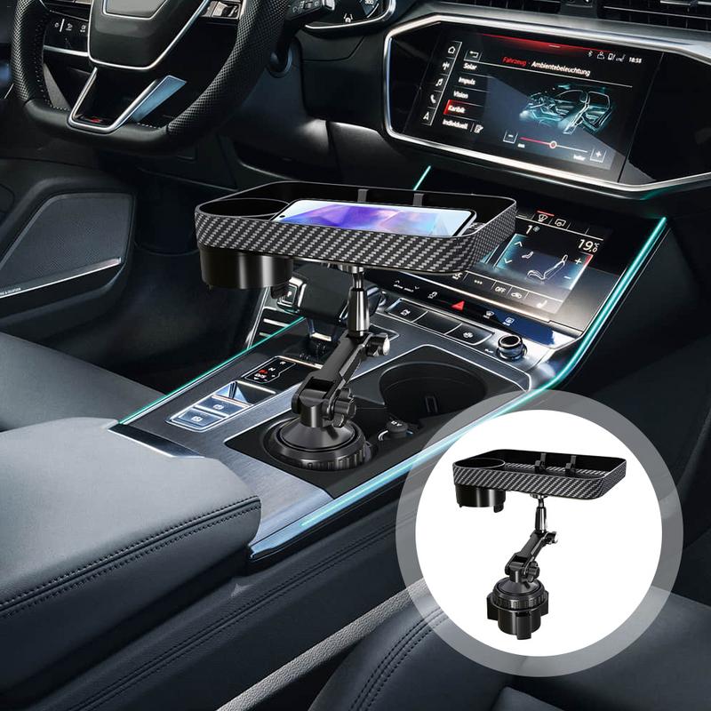 praktisch-Getränke Halfter 360 Grad drehbare Auto-Tablett abnehmbare Auto-Lebensmittel-Tisch ablage Auto-Getränke Halfter für Reises traße