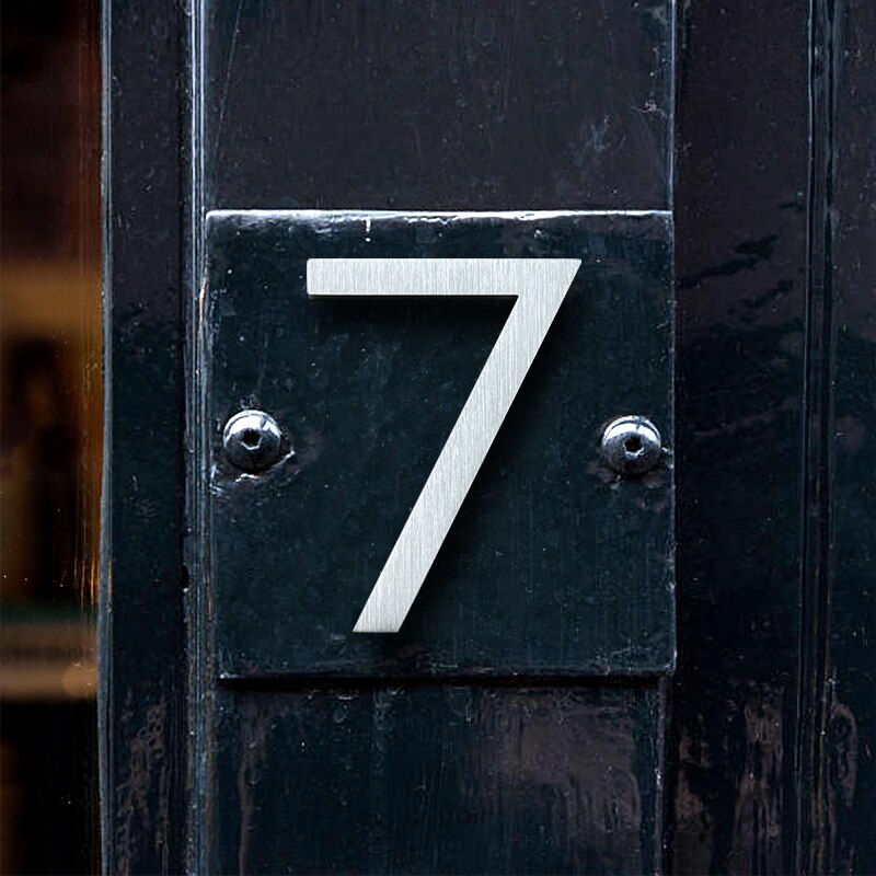 15 cm duże srebrne zewnętrzne numer domu na zewnątrz pływające nowoczesne drzwi do mieszkania numery domu na zewnątrz Huisnummer adres znak #0-9