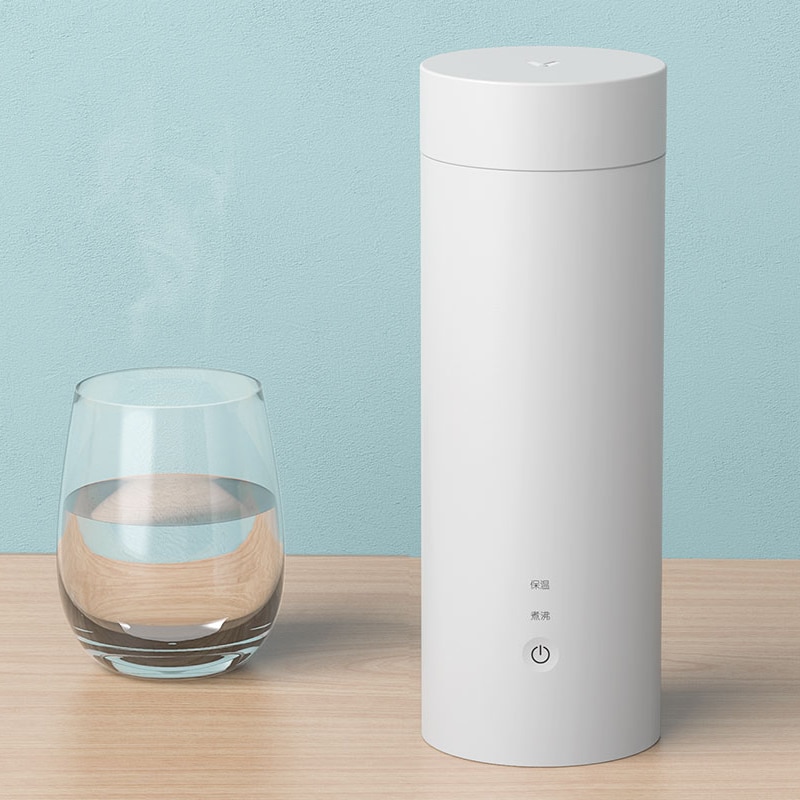 VIOMI elektryczny kubek robić butelek przenośny kubek termiczny robić podgrzewania herbata kawa mleko w proszku podróż czajnik wodny 400ml regulacja temperatury